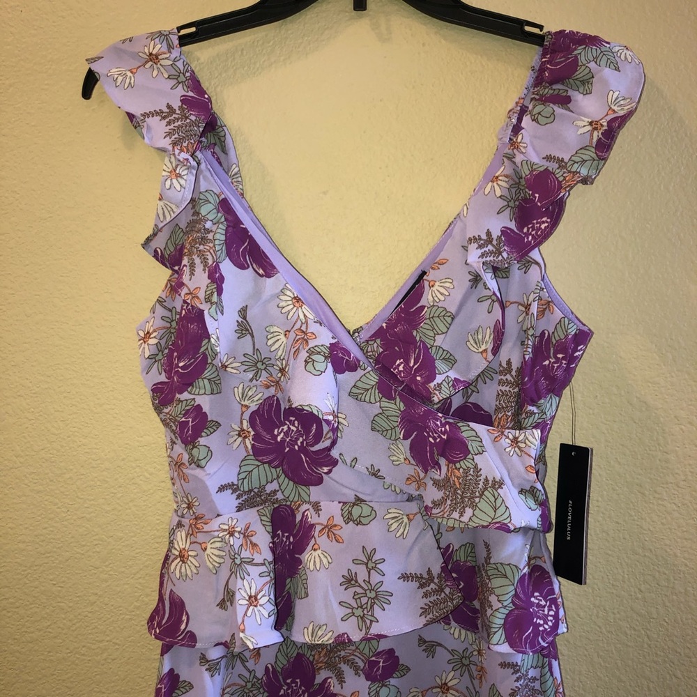 Lulu’s Fleur-Evermore Floral Print Midi Dress - Picture 5 of 8